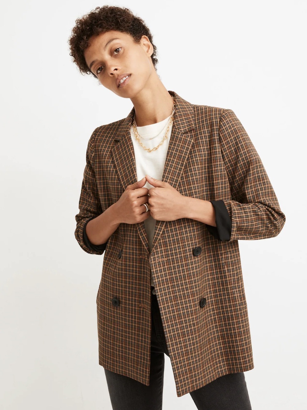 Madewell Caldwell Double-Breasted Blazer
